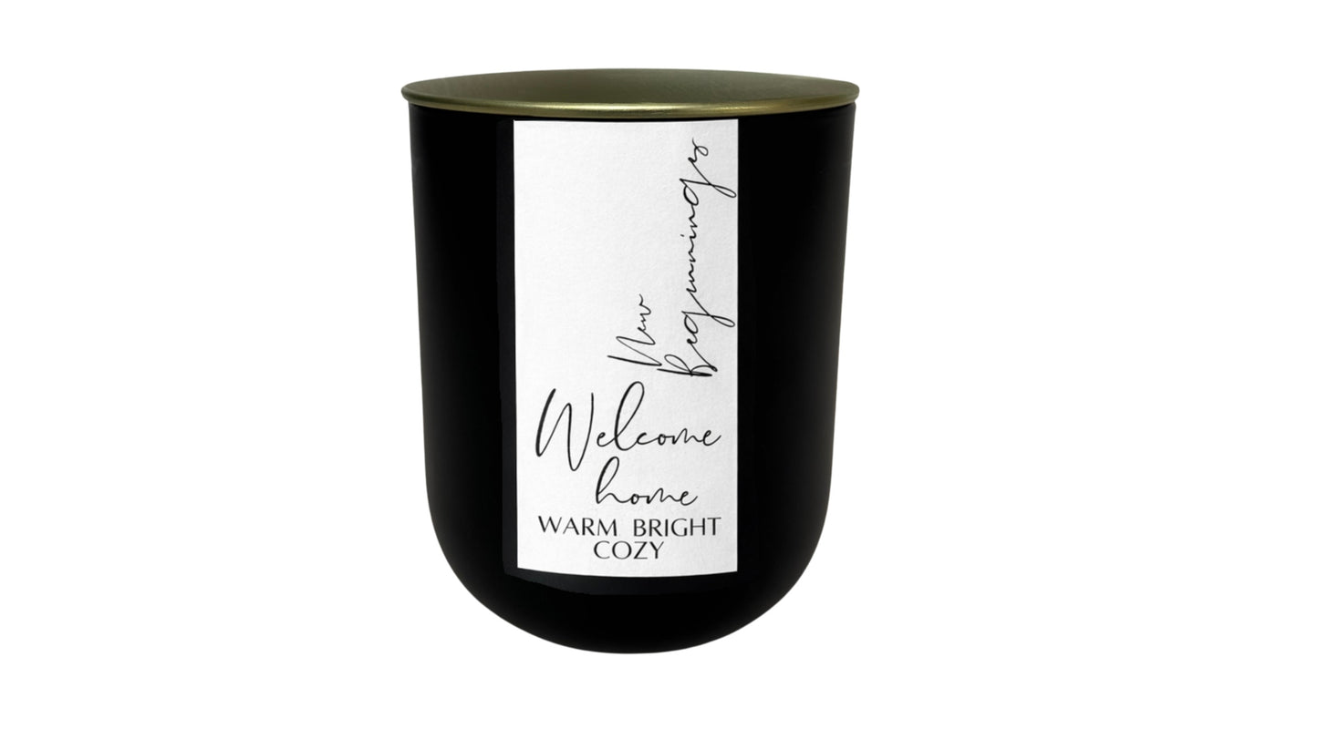 Welcome Home in Signature Matte Black 12 oz Candle